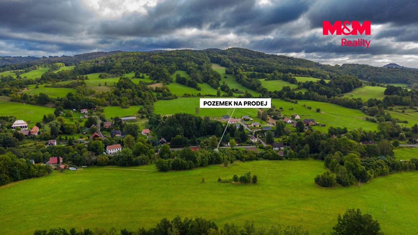 pohled na pozemek + okolí 
