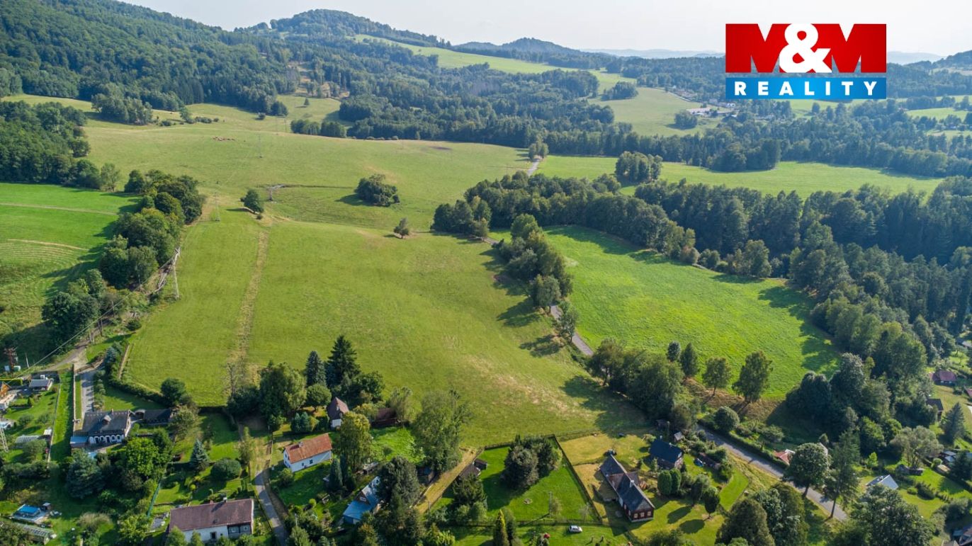 pohled na pozemky