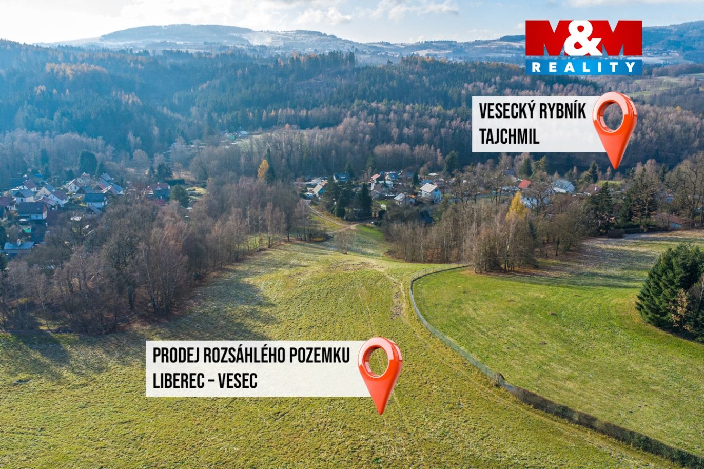 pohled na pozemek 