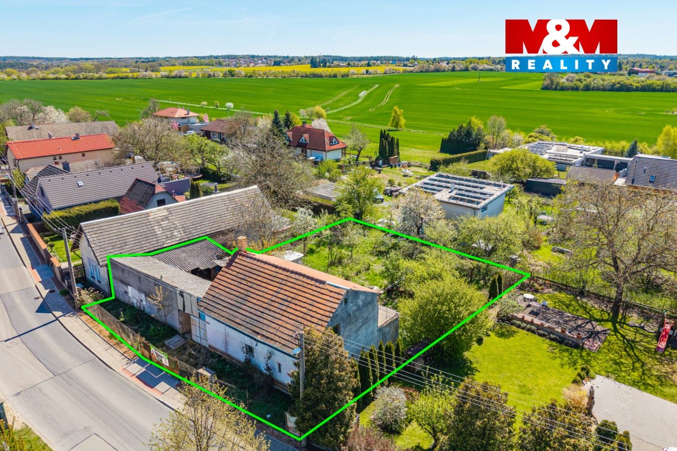 Prodej stavebního pozemku, 844 m², Pacov u Říčan, ul. Mírová