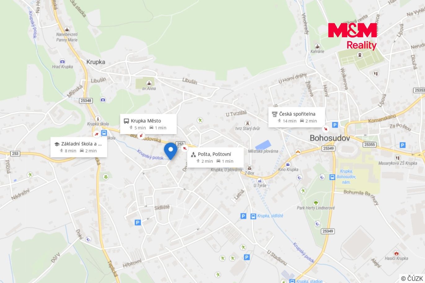 Mapka okolí