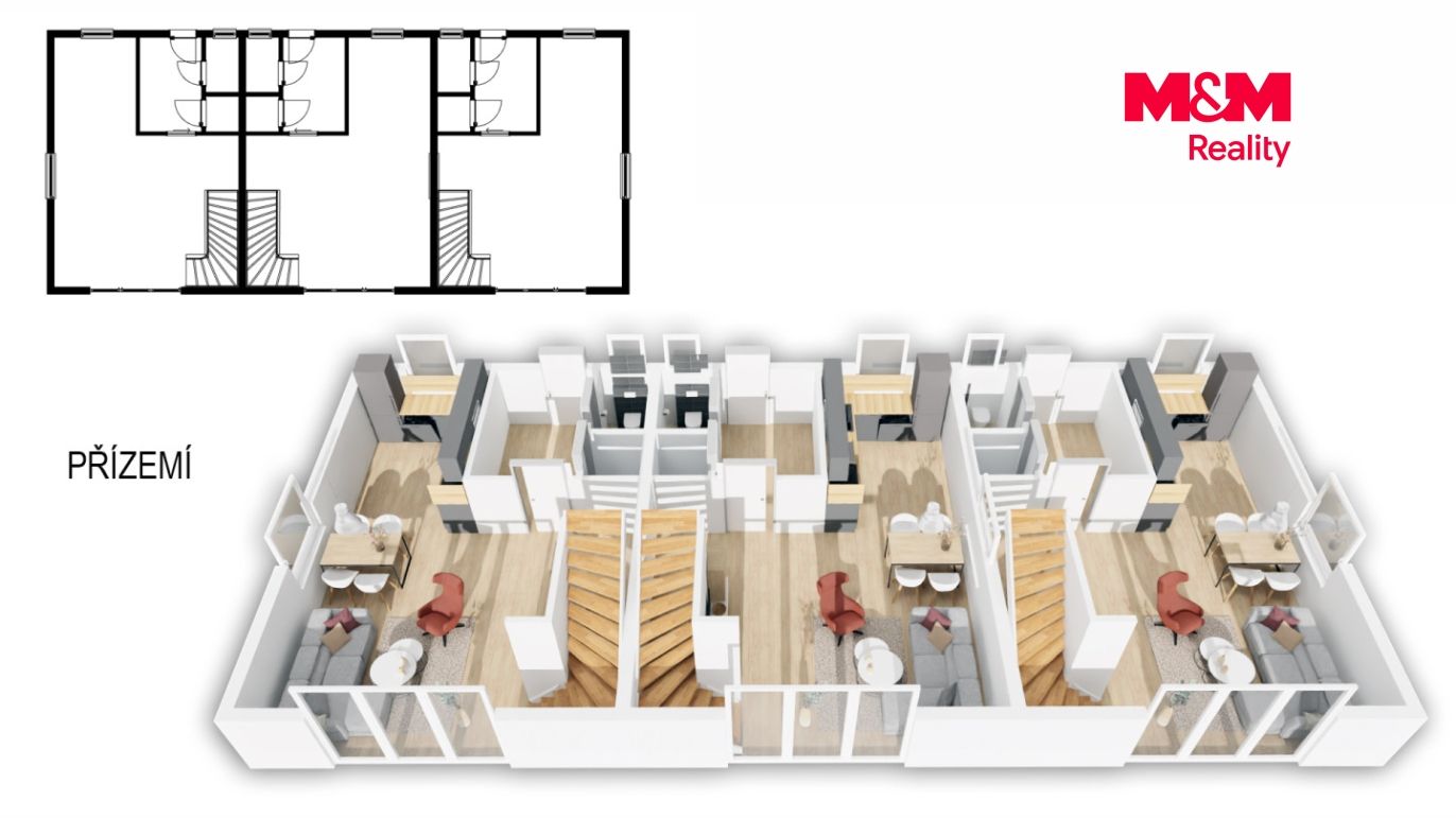 949530 - Prodej bytu 3+kk, 83 m², Říčany, ul. Sedláčkova