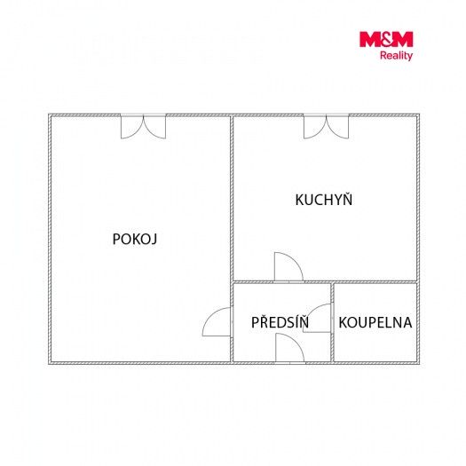 Pronájem bytu 2+kk, 40 m², Praha, ul. U průhonu