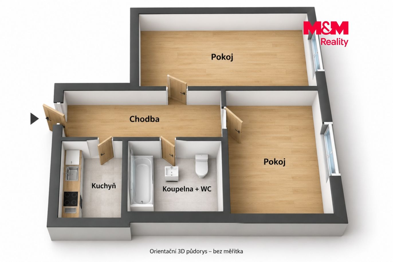 půdorys bytu