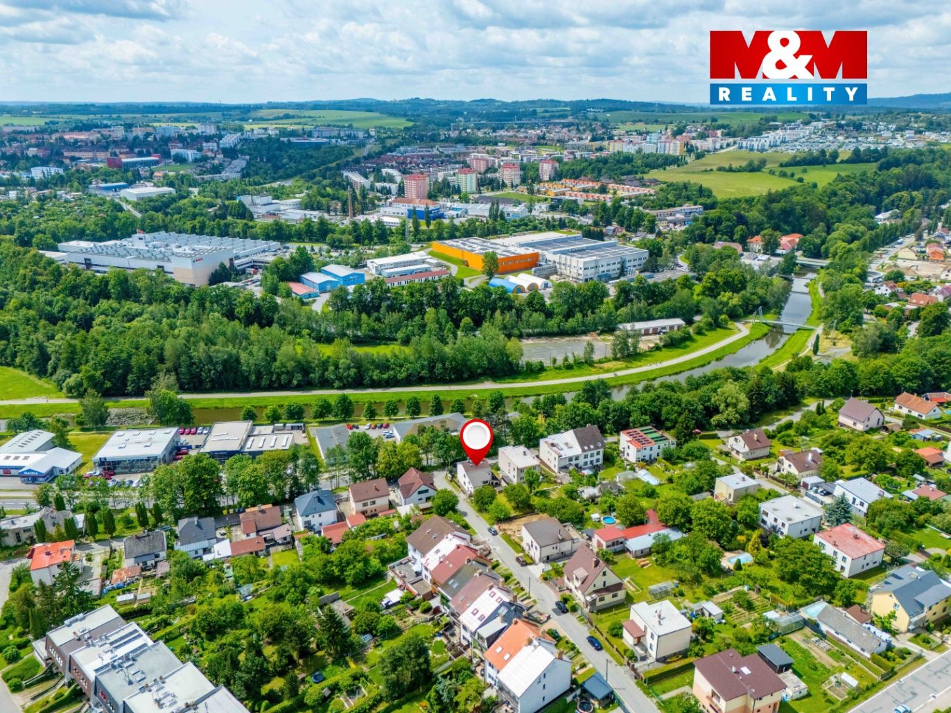 pohled z dronu