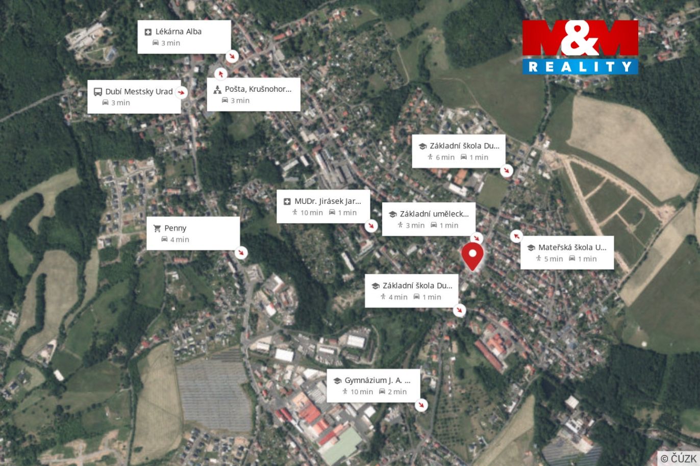 Mapa okolí 