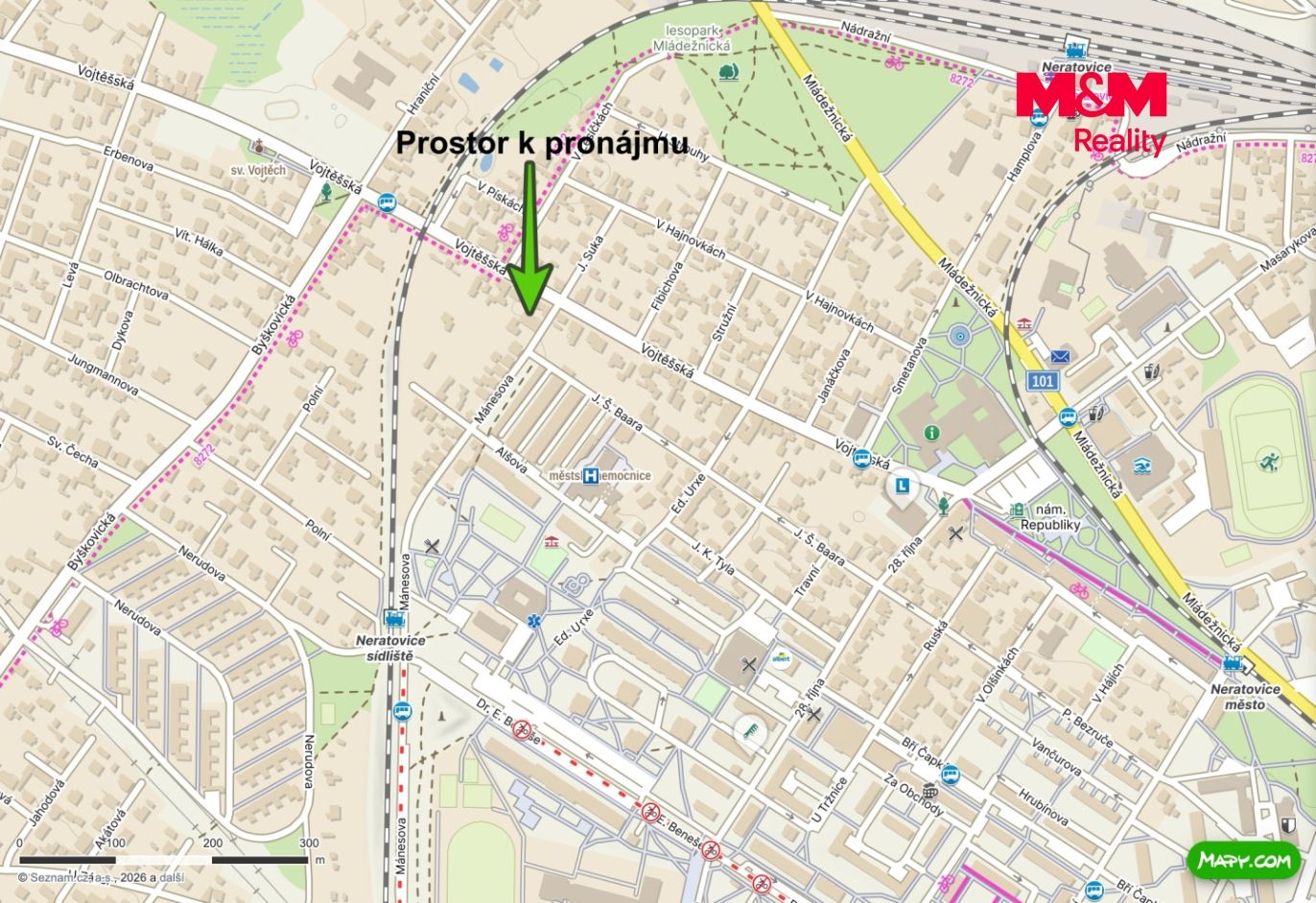 Mapa okolí