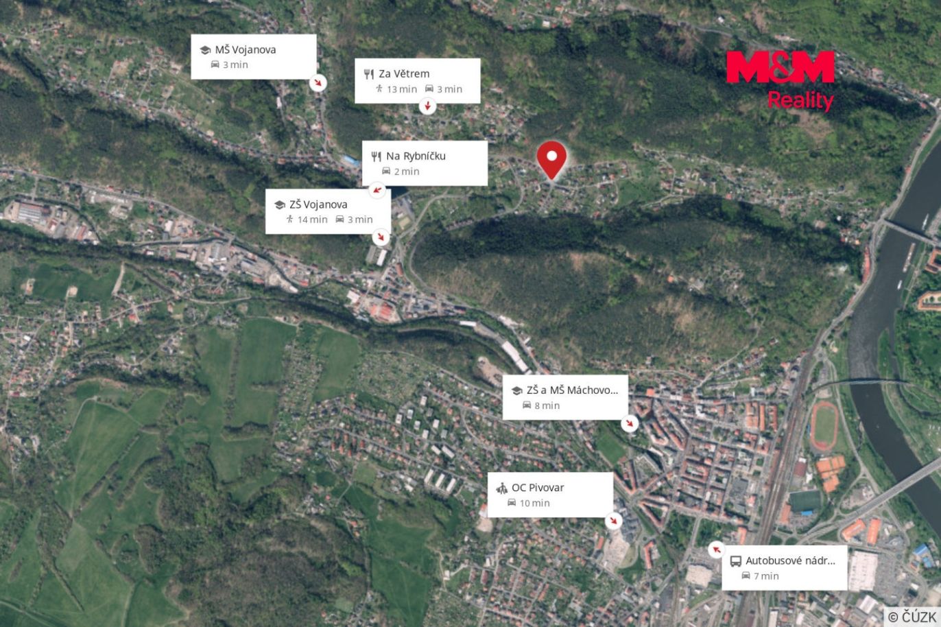 Mapa okolí