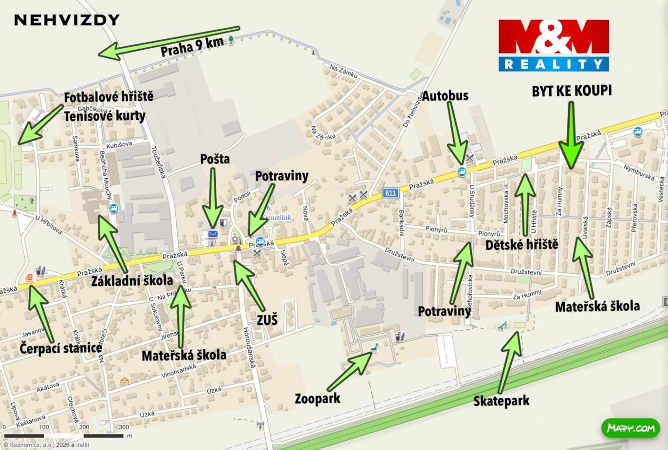 Mapa okolí
