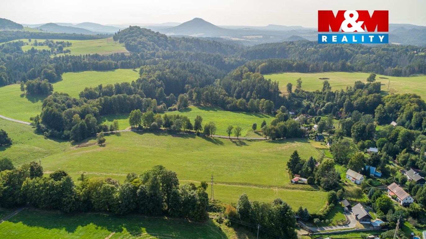 pohled na pozemky