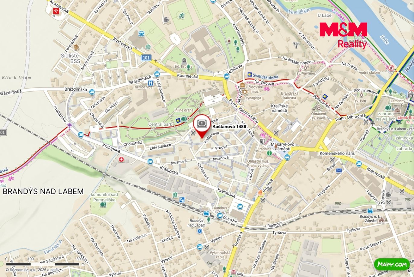 Mapa okolí
