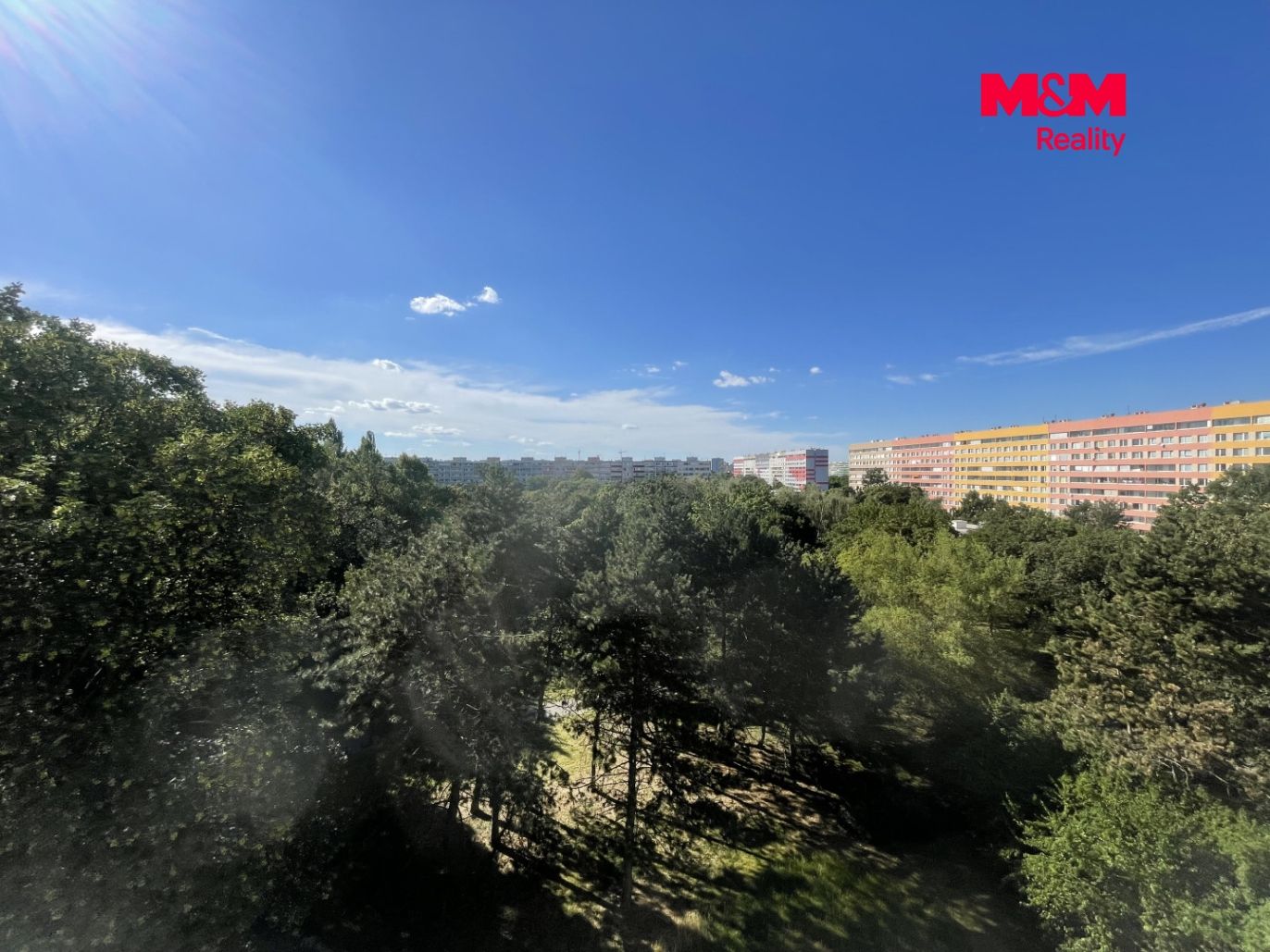 pohled z ložnice