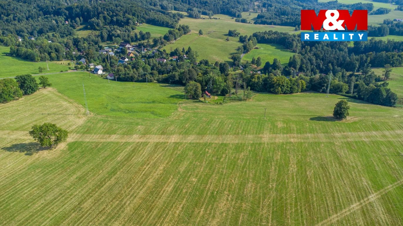 pohled na pozemky