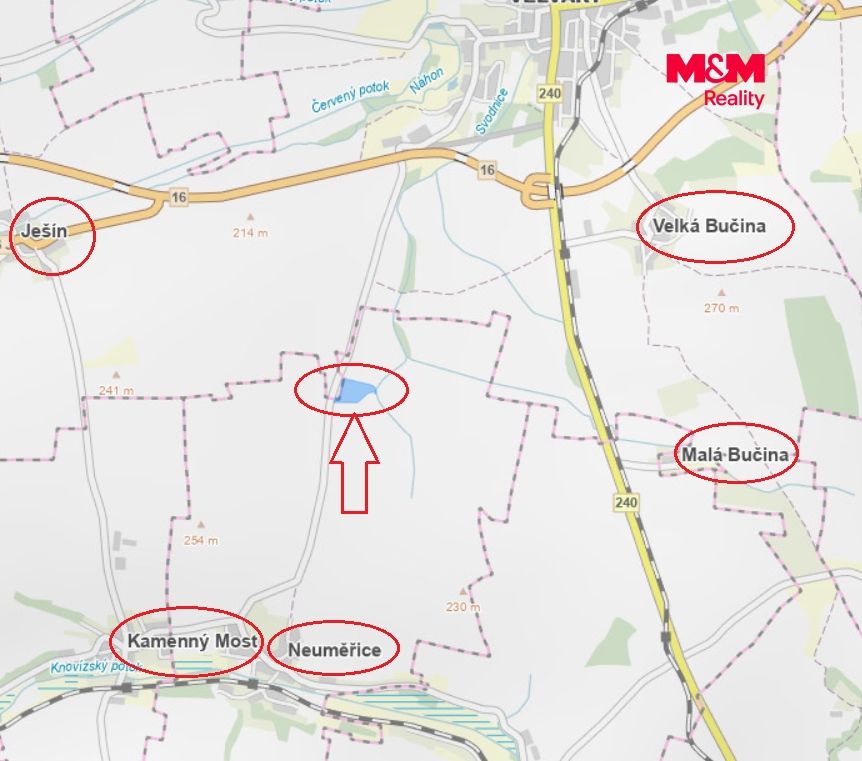 Mapa okolí