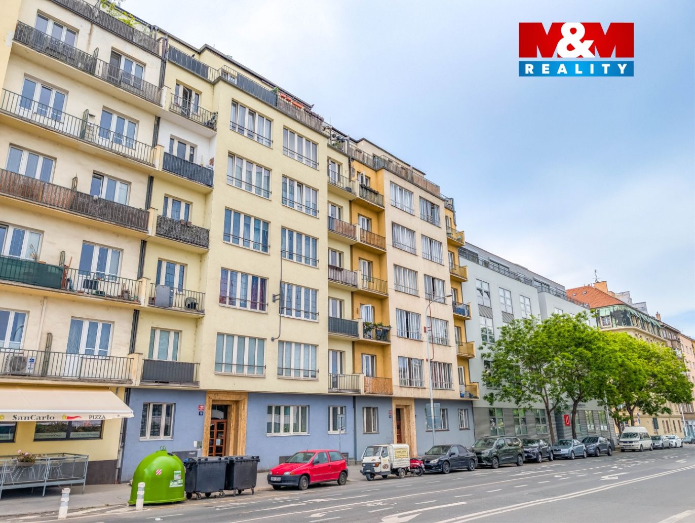 Pronájem bytu 2+kk, 56 m², Praha 7, ul. Jankovcova