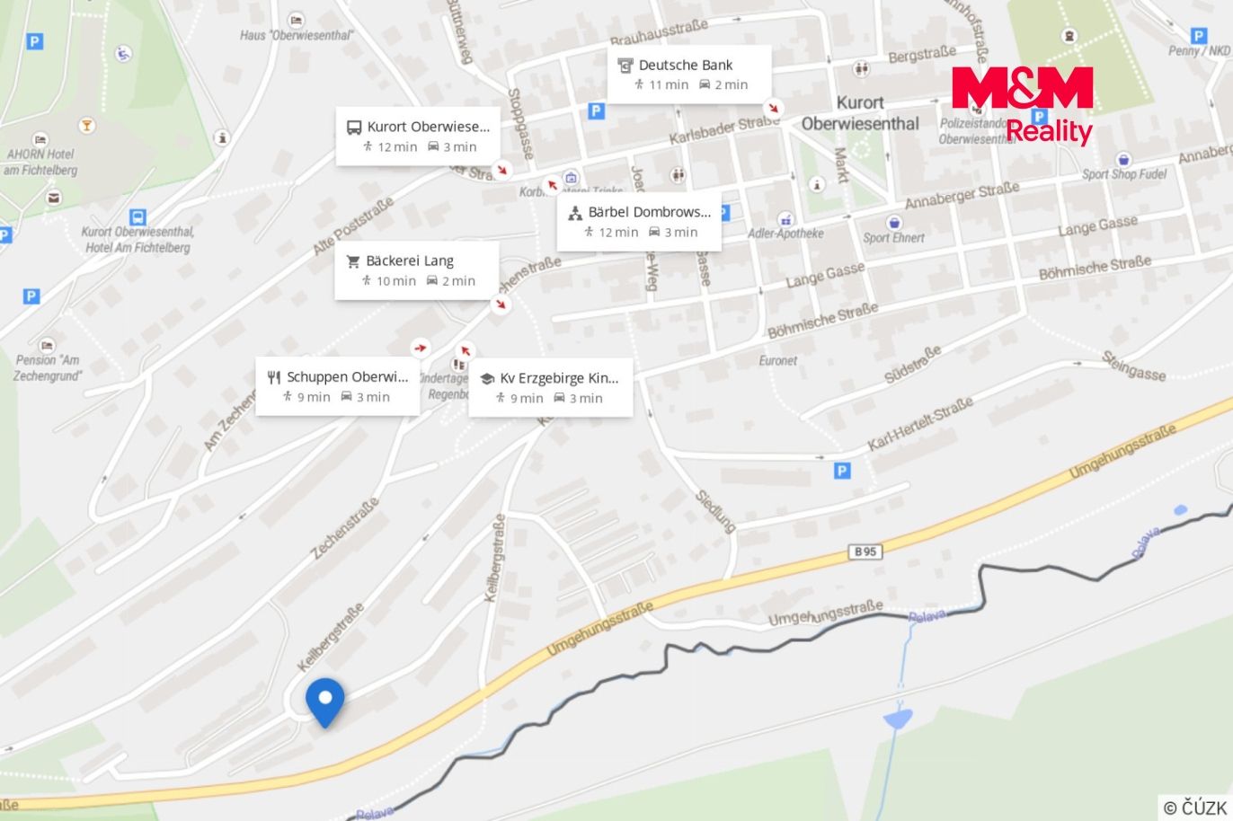 Mapa okolí