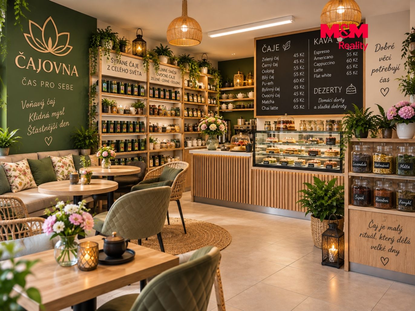 Vizualizace čajovna AI