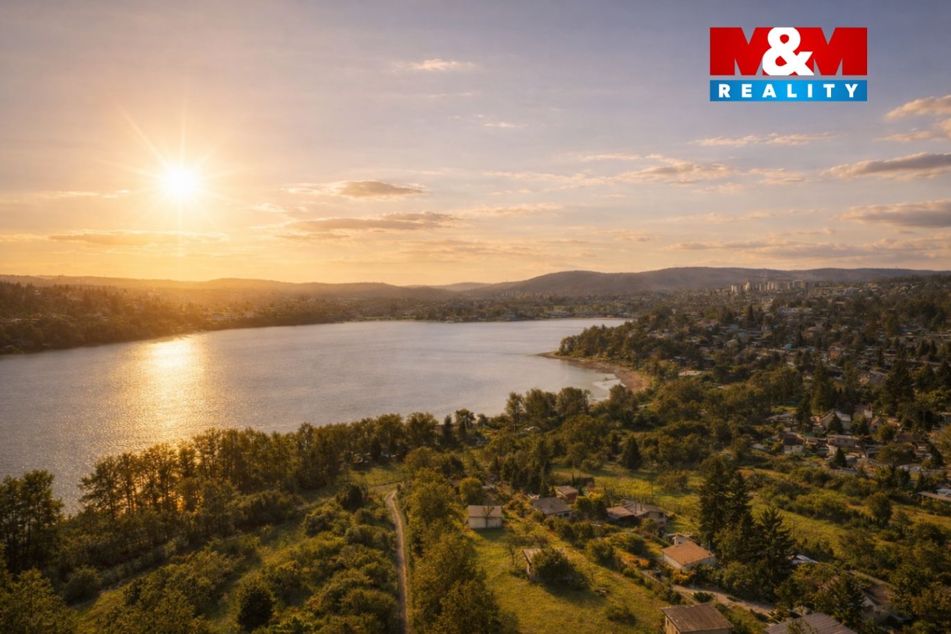 zapad slunce nad Brnem