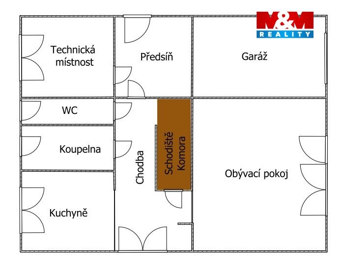 Půdorys 1.np.