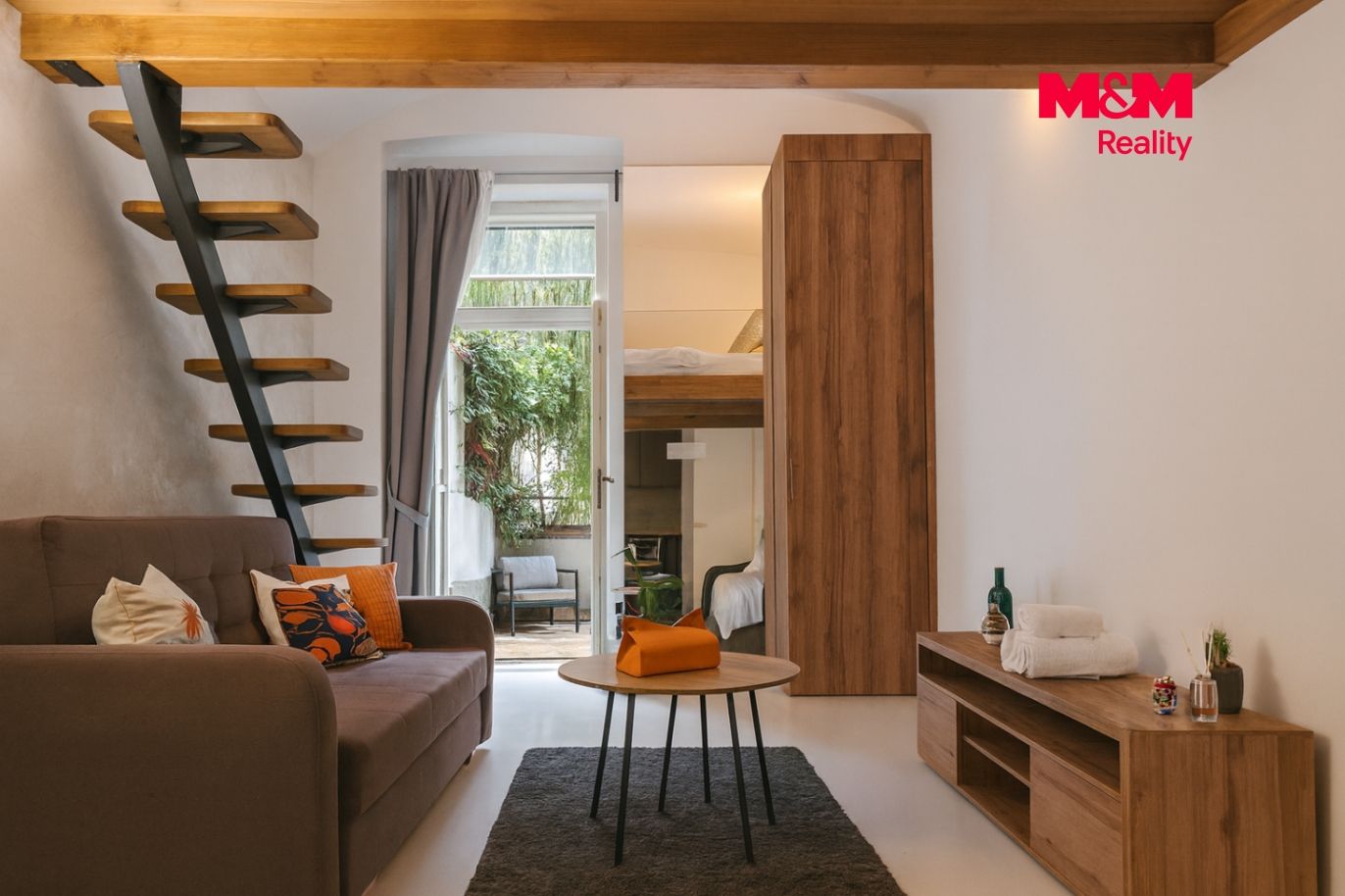 Pronájem bytu 1+kk, 34 m², Praha, ul. Polská