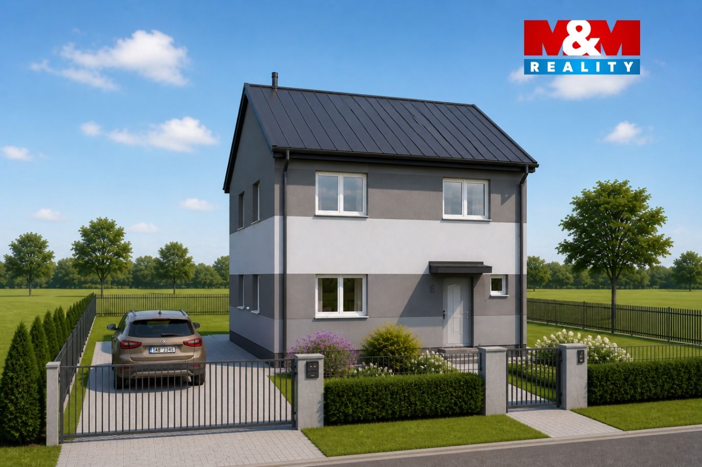Prodej rodinného domu na klíč 6+1, 141 m², Račetice