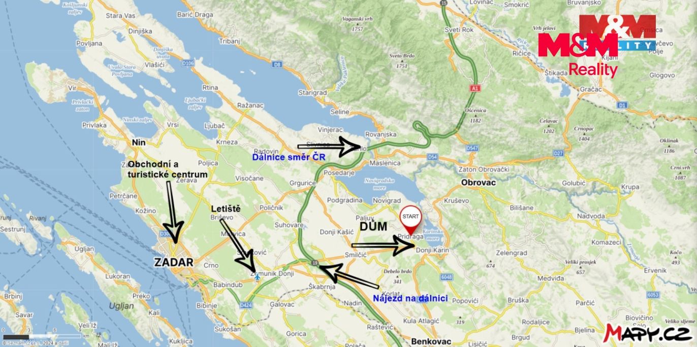 Mapa okolí