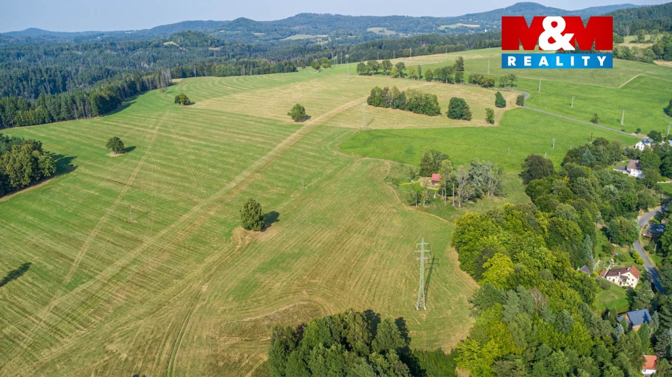 pohled na pozemky