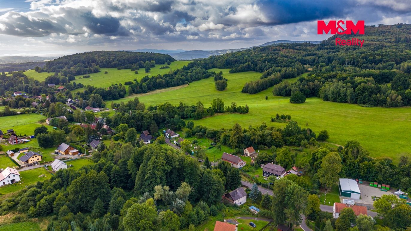 pohled na pozemek + okolí 