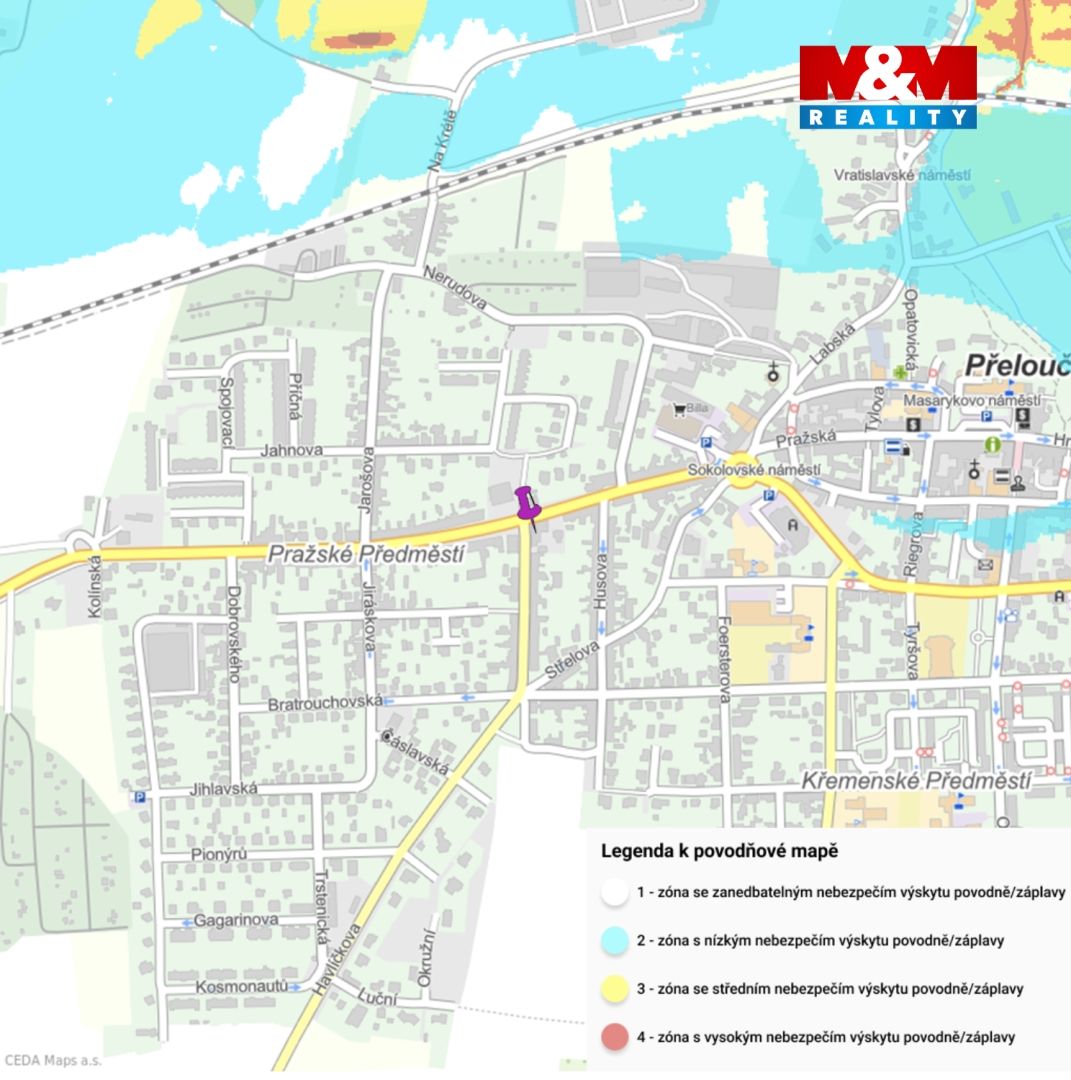 povodňová mapa