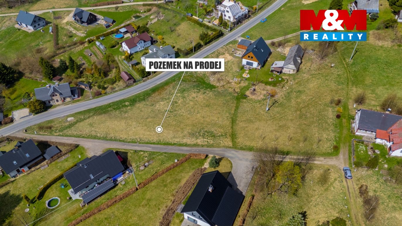 Pohled na pozemek