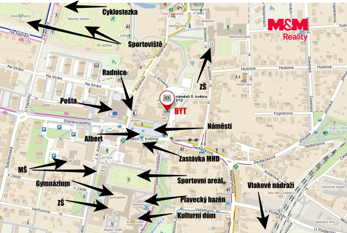 Mapa okolí