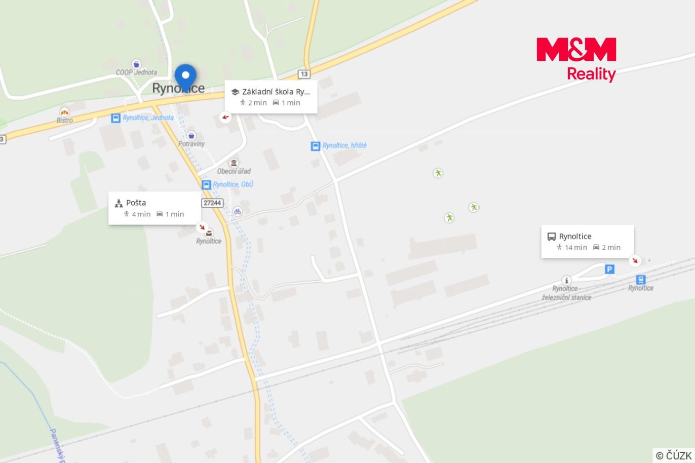 Mapa okolí