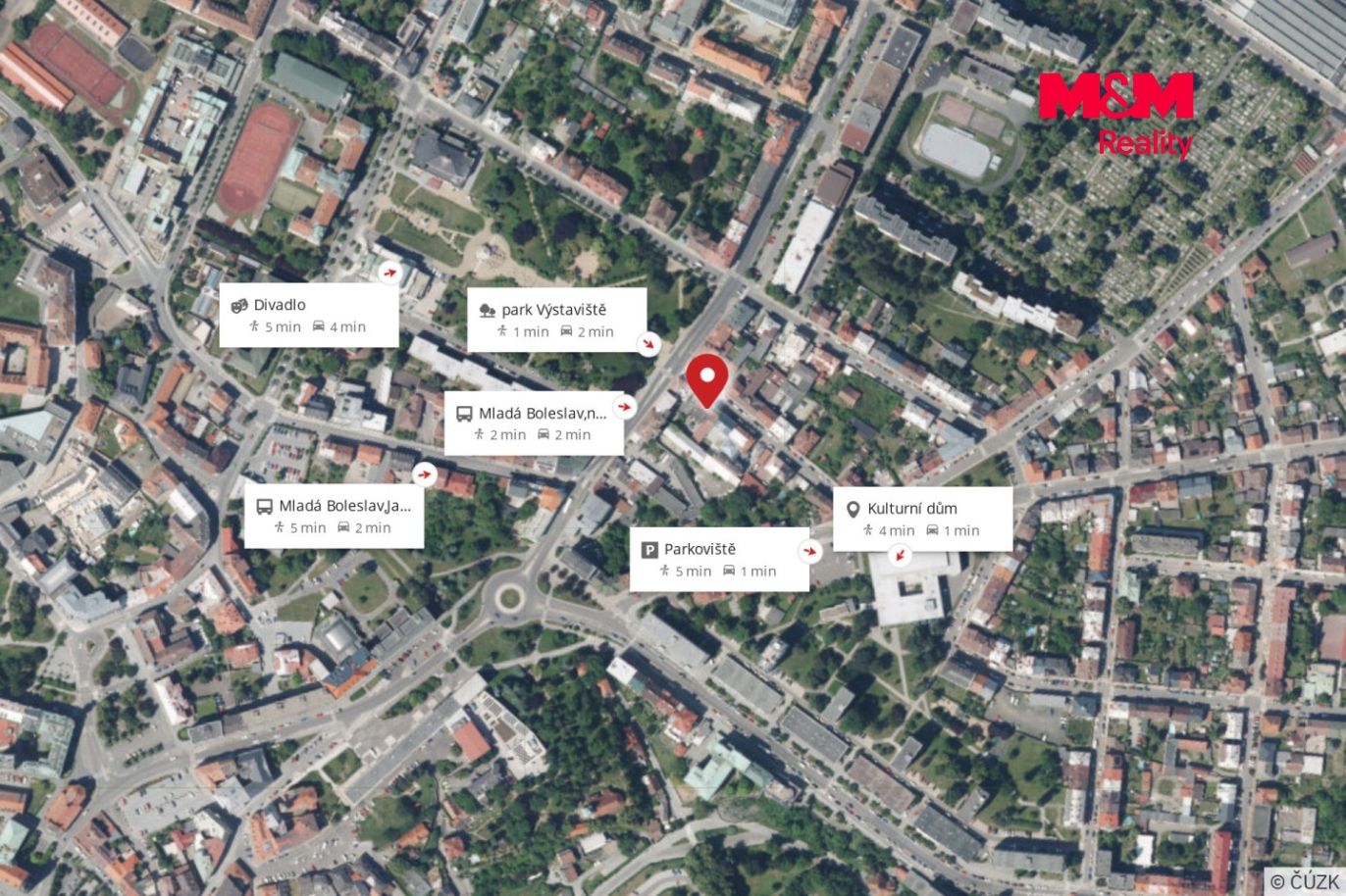 Mapa okolí