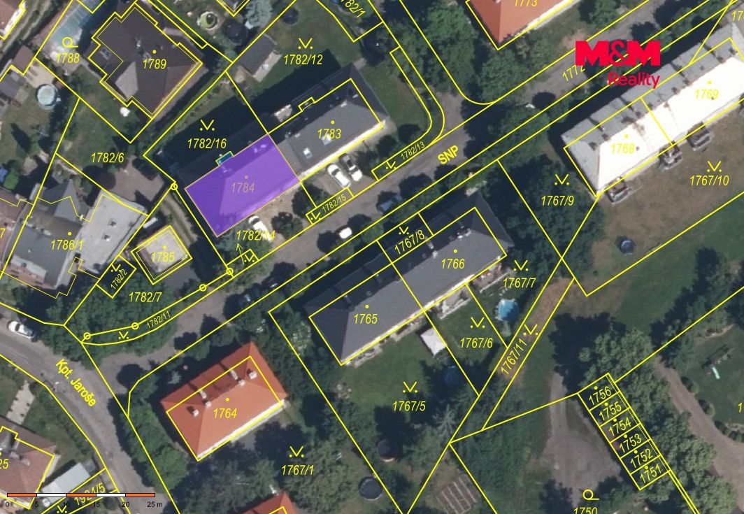 katastrální mapa