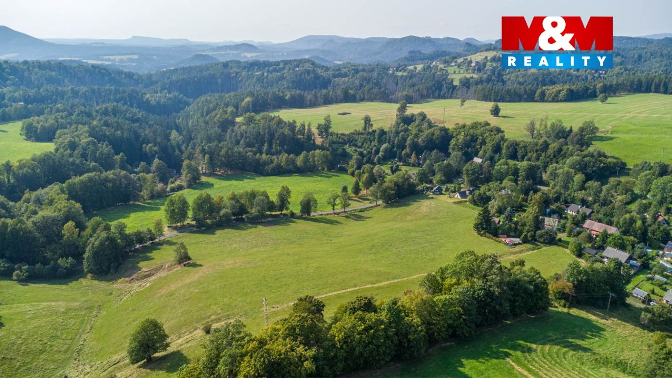 pohled na pozemky