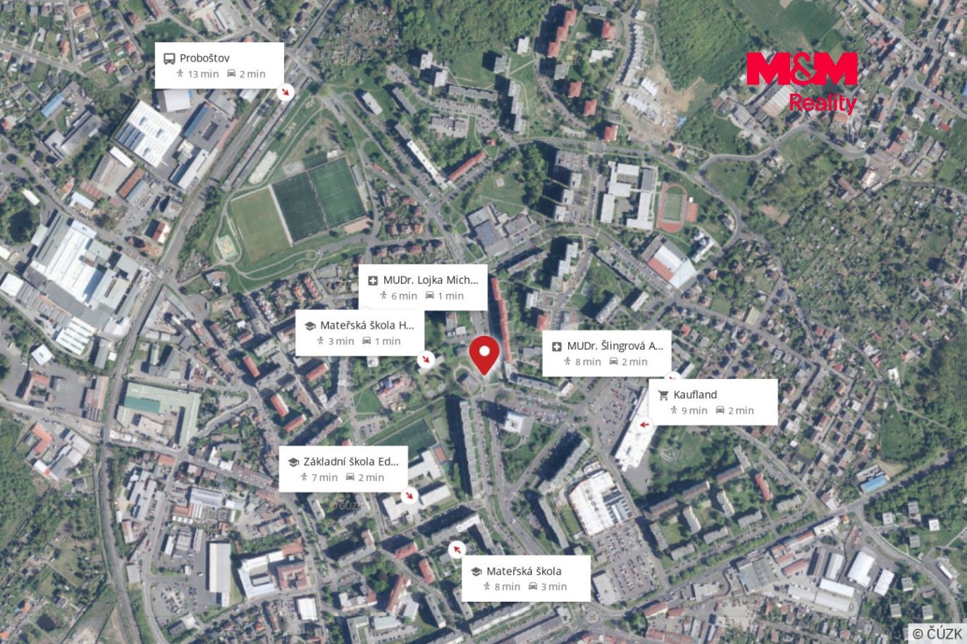 Mapa okolí