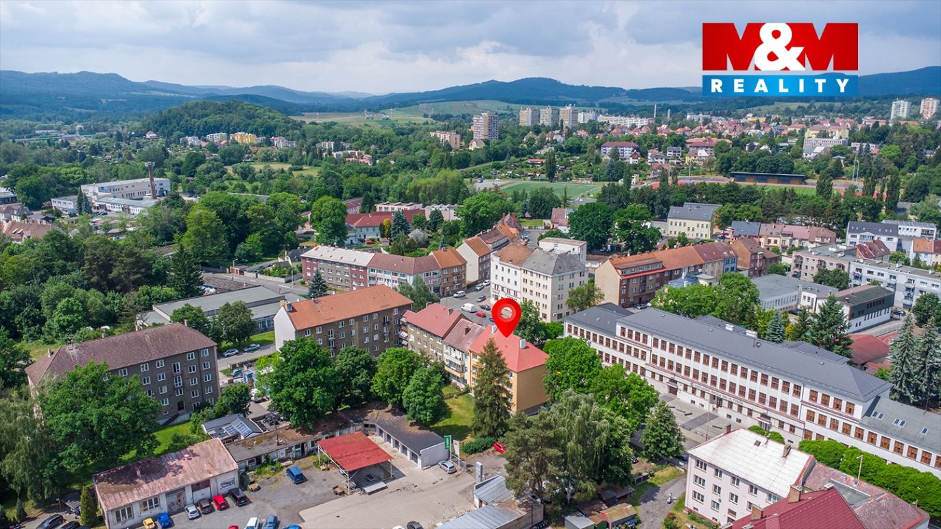 Pohled na bytoví dům