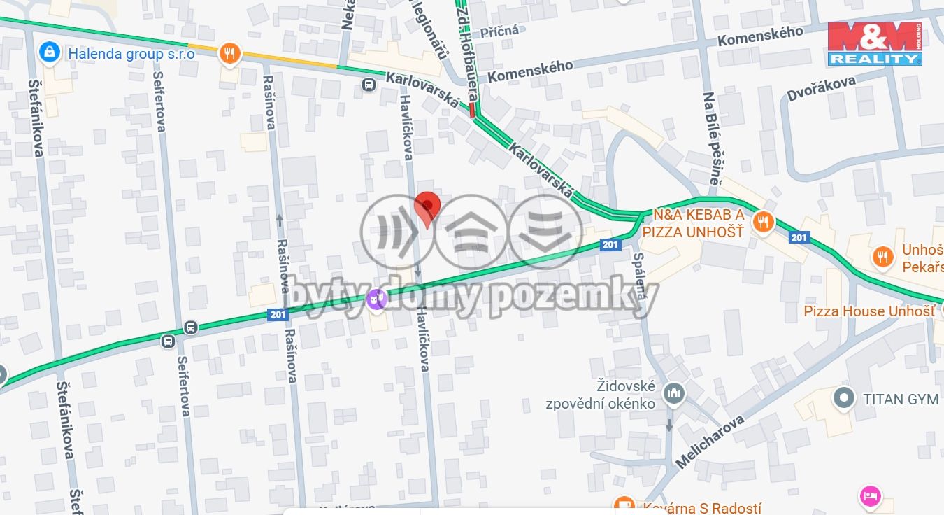 Mapa okolí