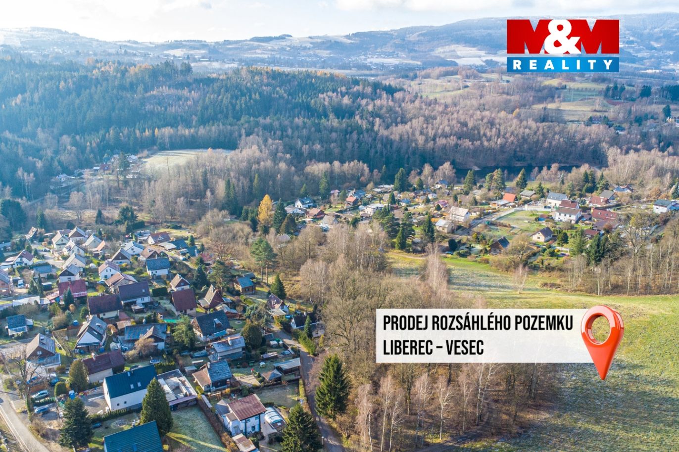 pohled na pozemek 