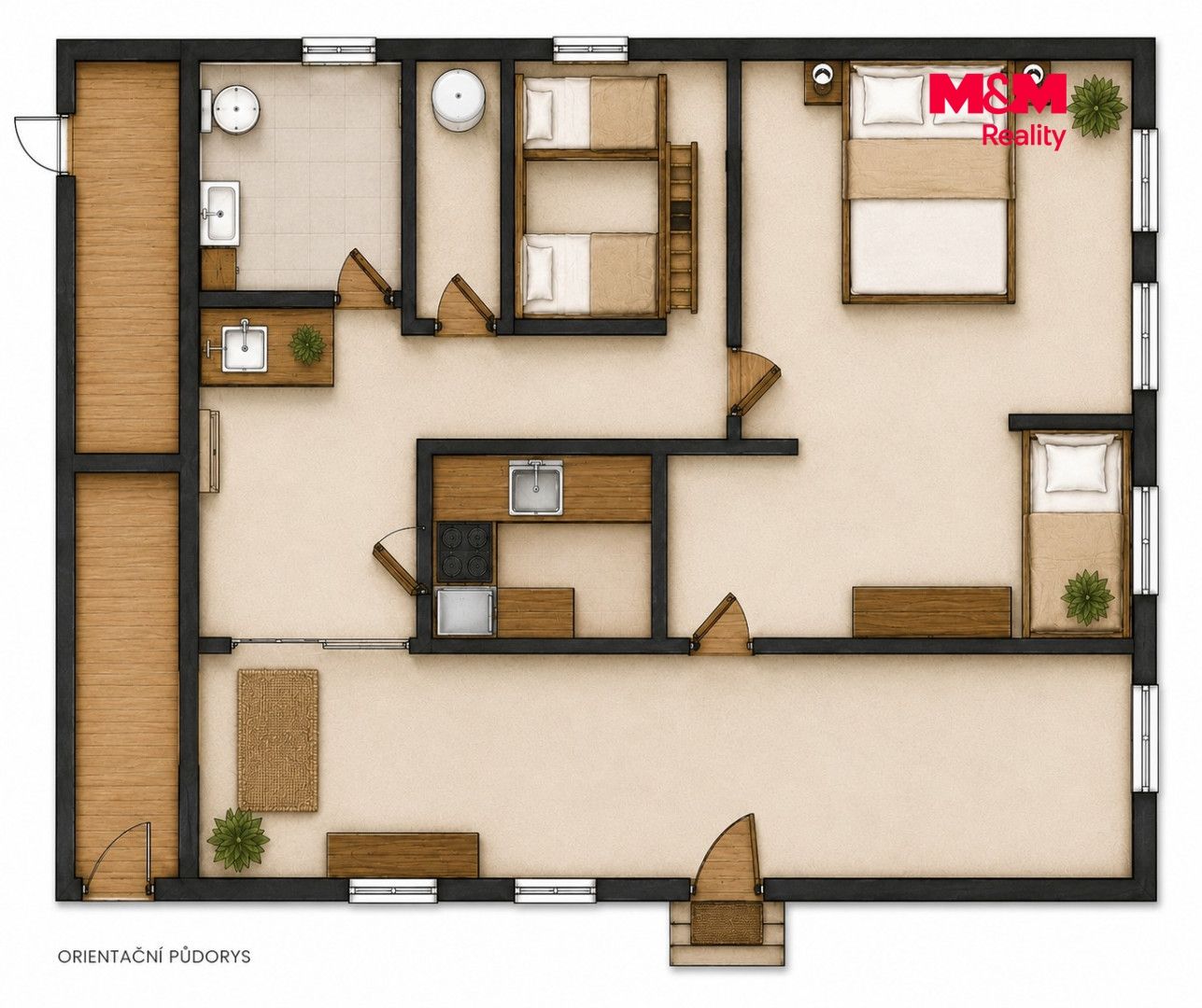 Pronájem chaty, 26 m², Nalžovice, Oboz