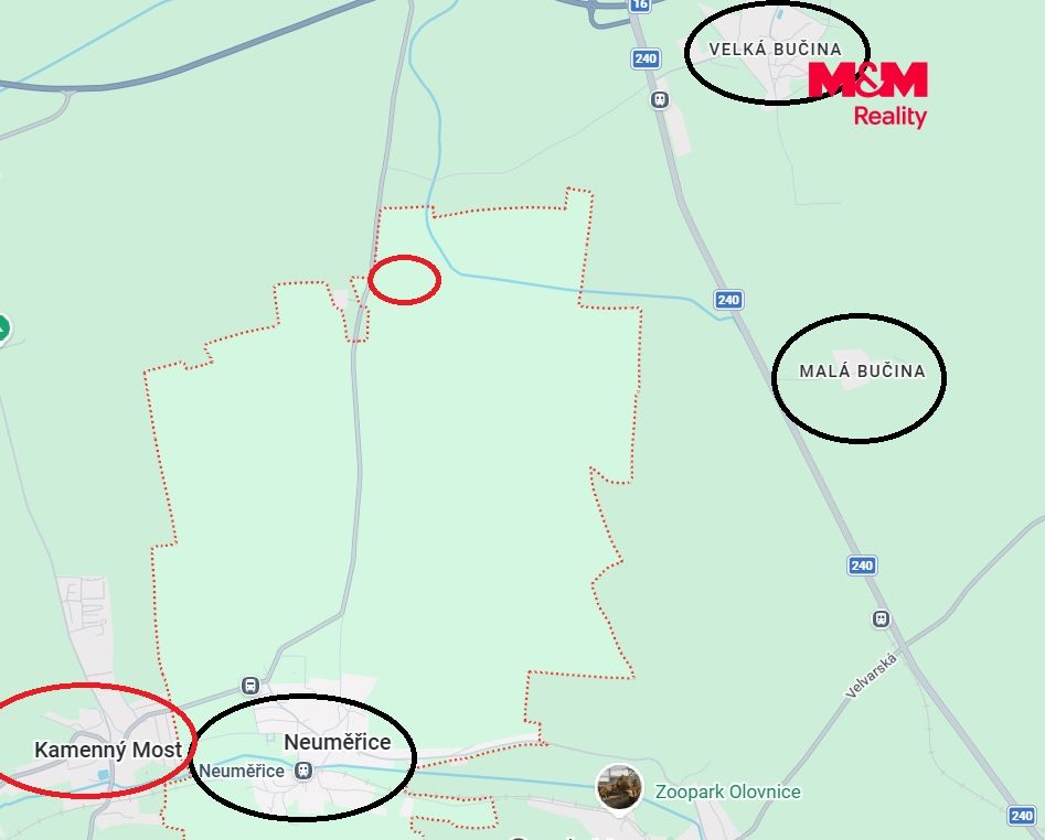 Mapa okolí