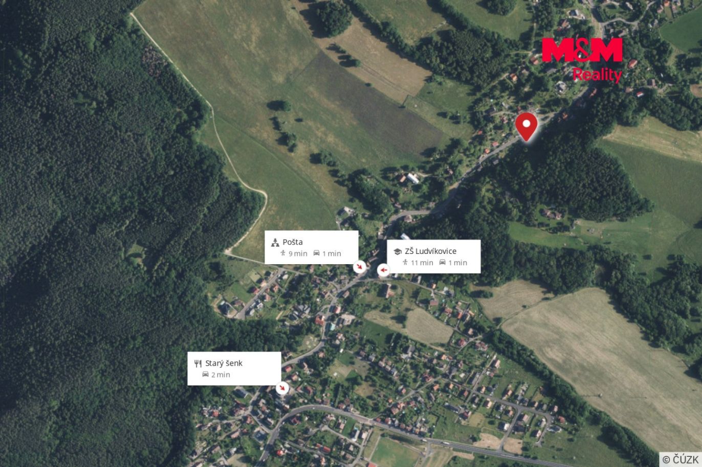 Mapa okolí