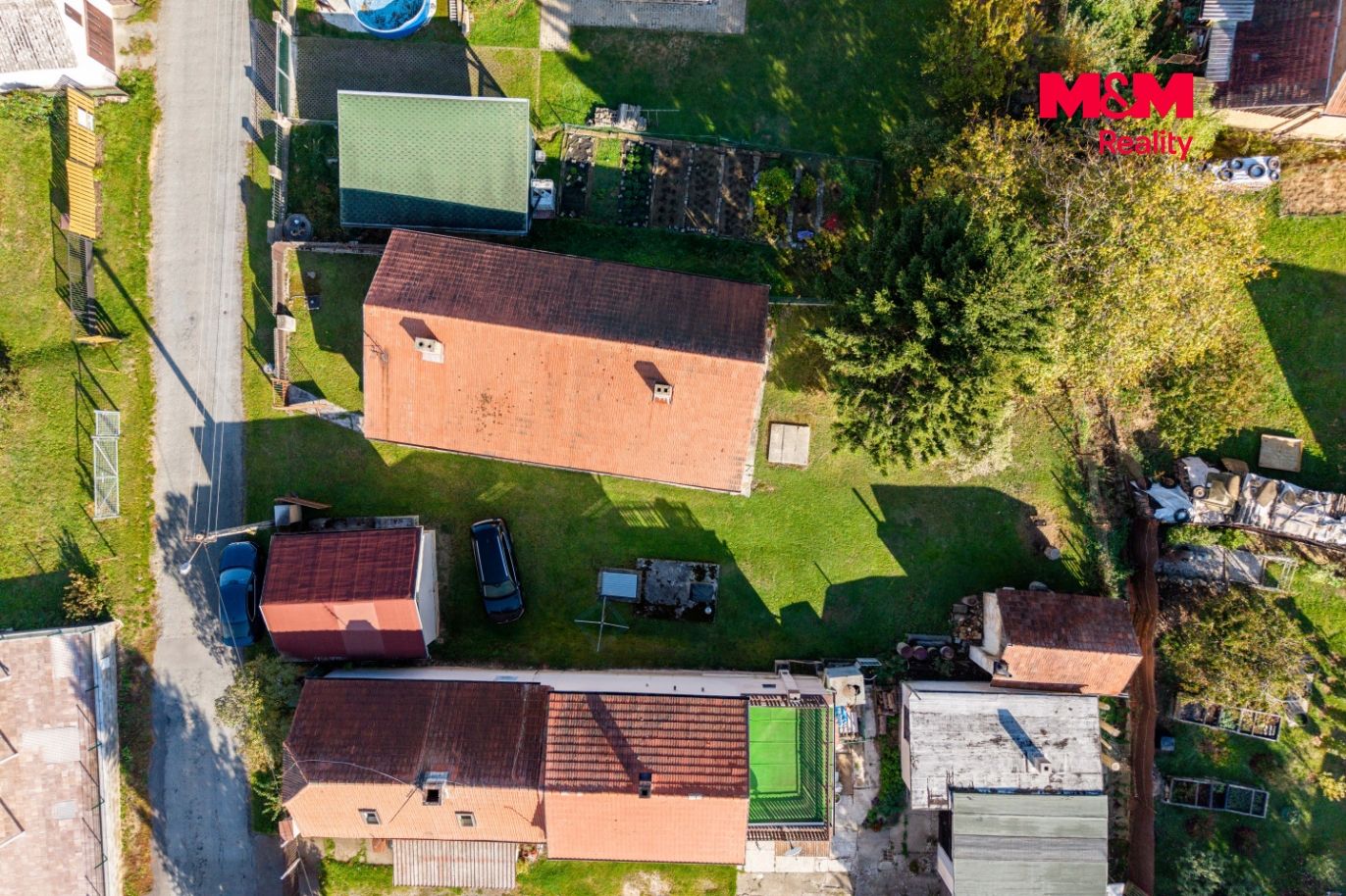 Letecký pohled na dům