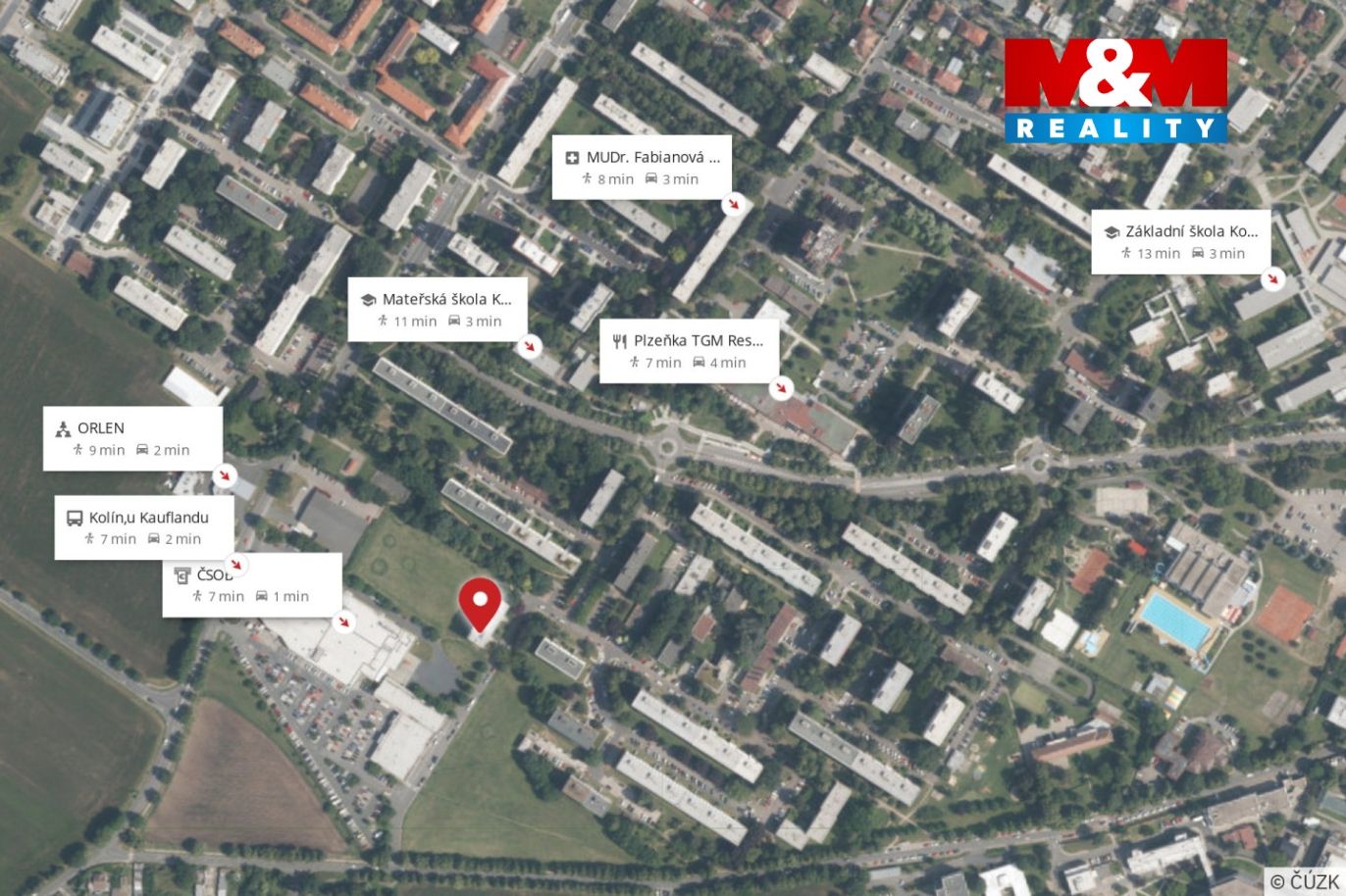 Mapa okolí