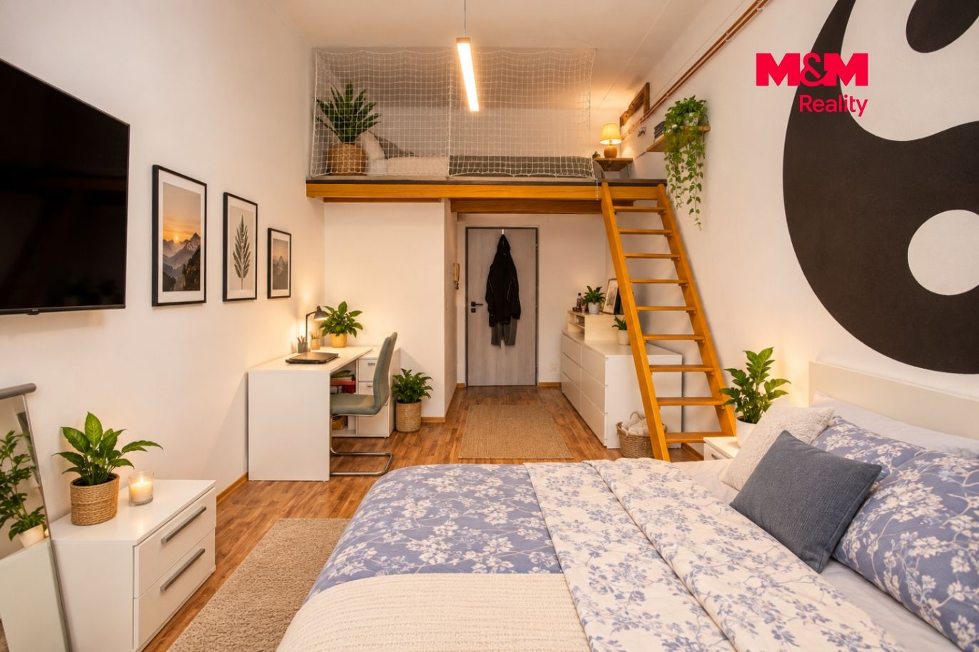 Útulný minimalistický loft s rostlinami.png