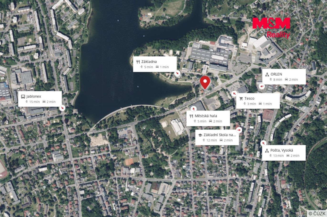Mapa okolí