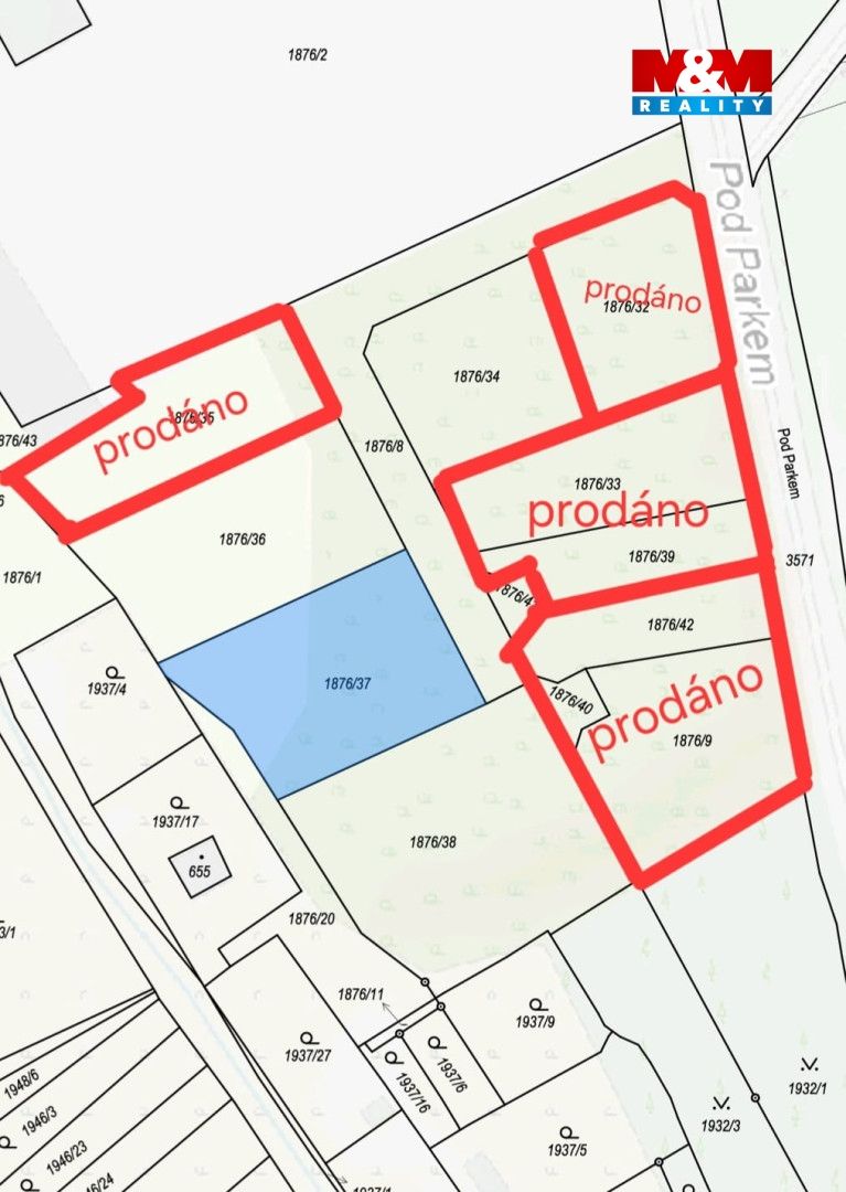Mapa Pozemku