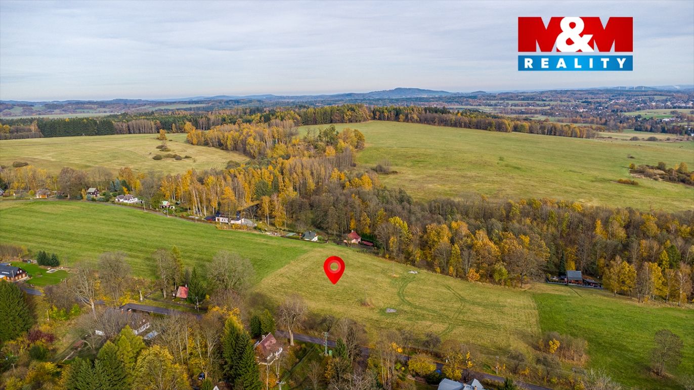 Pohled na pozemek