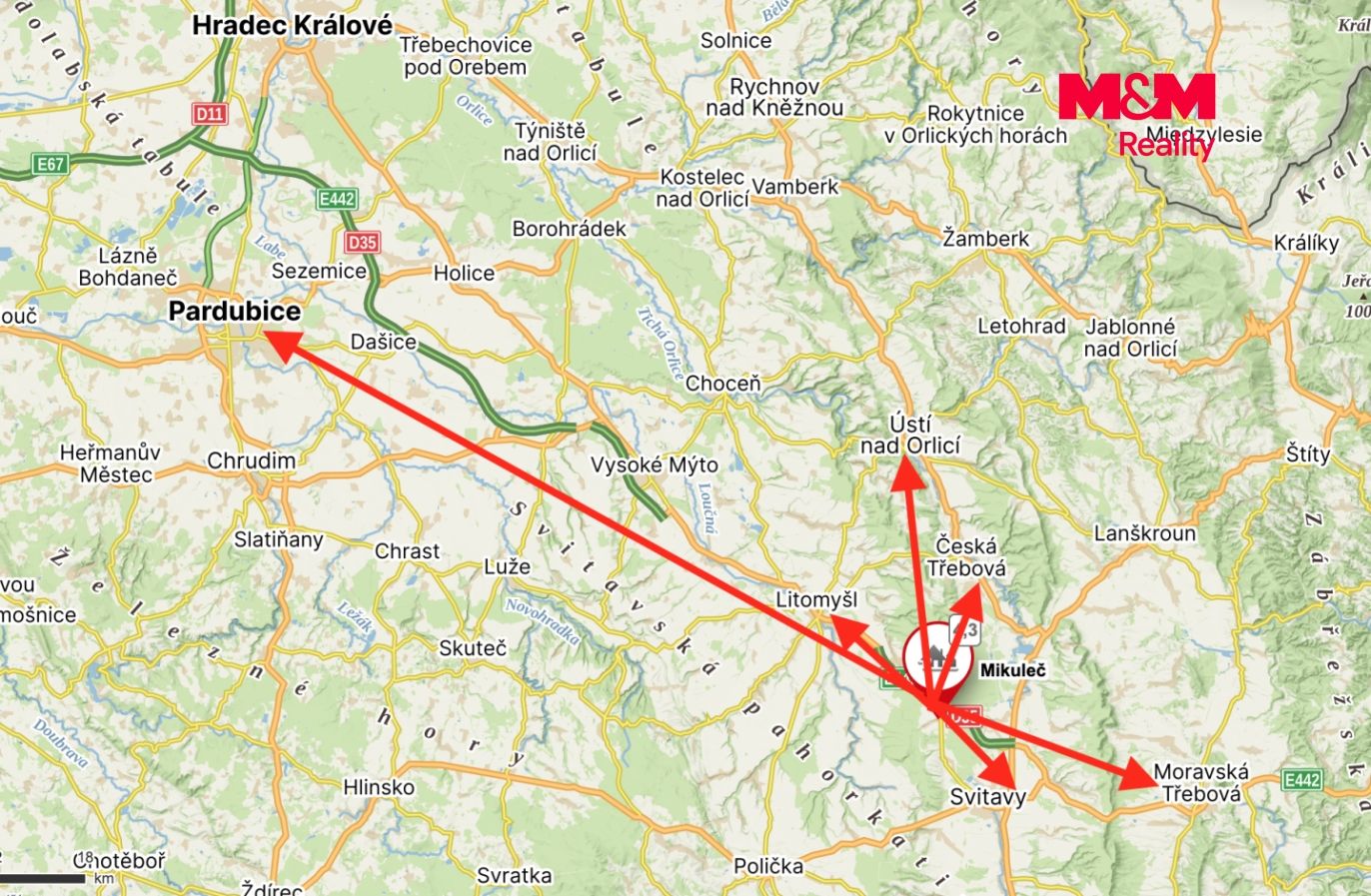Dojezdová mapa Mikuleč.png