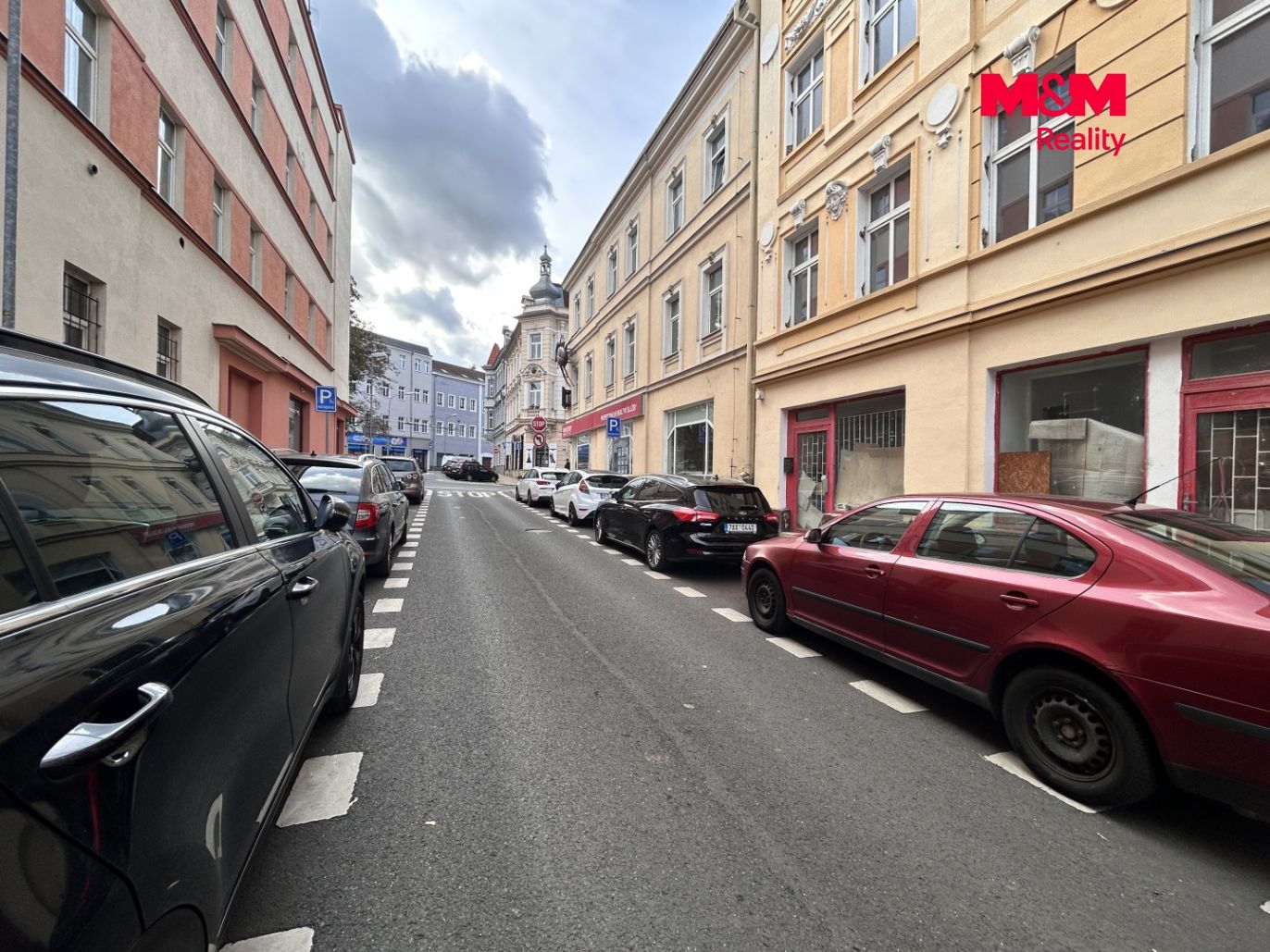 parkování před domem